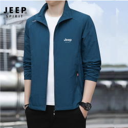 JEEP SPIRIT JEEPSPIRIT Jeep吉普 男士防晒服 夏季冰丝透气薄款皮肤衣