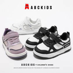 ABCKIDS 儿童板鞋2026秋季新款男女童时尚百搭轻便软底休闲运动鞋