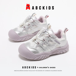 ABCKIDS 女童运动鞋2026秋季新款儿童时尚百搭网面透气休闲跑步鞋