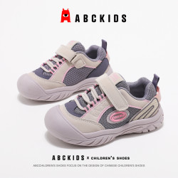 ABCKIDS 童鞋2026秋季新款女童户外运动鞋网面透气软底休闲跑步鞋