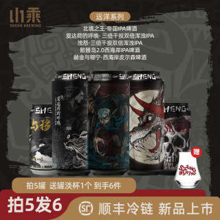 山乘酿造 远洋系列 精酿啤酒组合装 IPA 五种口味