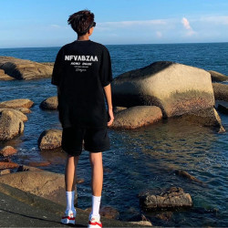 港风复古 男士短袖POLO衫