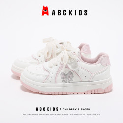 ABCKIDS 儿童板鞋女童软底百搭休闲运动鞋2026夏季新款女孩小白鞋