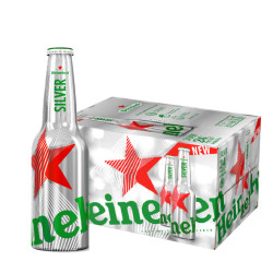 喜力 星银铝瓶啤酒 330ml*24瓶