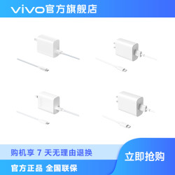 vivo 闪充充电器套装 原装充电线Type-C接口 线长约1m