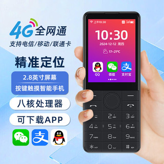 朵唯 F22 无摄像头 钛灰色 4G全网通按键智能手机