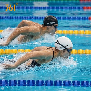 361° 硅胶防水不勒头 泳帽