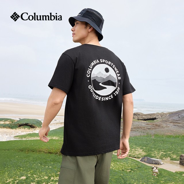 淘金币可用、88VIP：Columbia 男女款户外T恤 AE1387