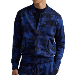 RALPH LAUREN Camo Double-Knit Bomber Jacket