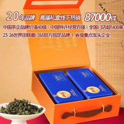 山国工夫茶 铁观音 一级 250g 铁盒250克(30泡独立装)X２盒＋高端礼盒