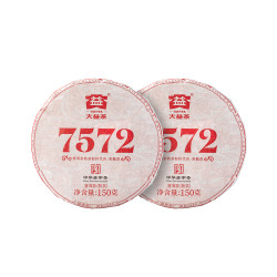 大益 普洱茶 生熟组合 150g+150g