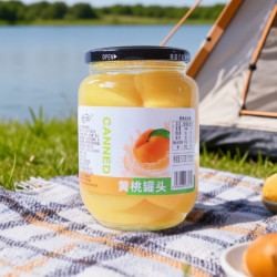黄桃雪梨什锦橘子当季新鲜水果罐头即食黄桃线下商超同款510g*4罐