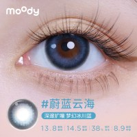 移动端：moody 拍6享优惠  moody美瞳长抛期混血彩色隐形眼镜1片装