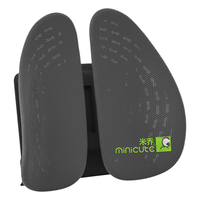 minicute 米乔人体工学 车用腰靠 经典版 灰色