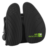 minicute 米乔人体工学 车用腰靠 气动版 黑色