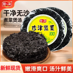 阿一波 珍津紫菜100克含调料*2包