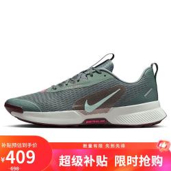 NIKE 男子跑步鞋户外越野JUNIPER TRAIL 3 运动鞋FQ0904-302绿44.5