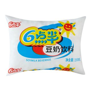 移动端：6点半 经典袋装豆奶150ml*30植物蛋白饮料整箱学生早餐小卖部零食