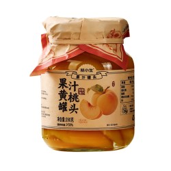林小生 山东黄桃罐头 390g 瓶装