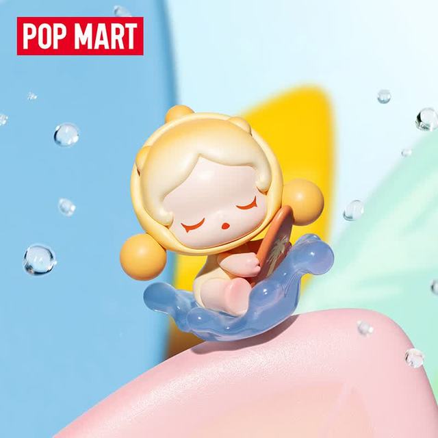 泡泡玛特 泡泡萌粒 海岛度假系列公仔盲盒 单只