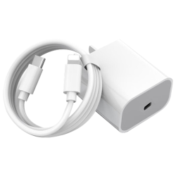 固质优品 30W氮化镓快充头+1米数据线 iPhone8-14套装