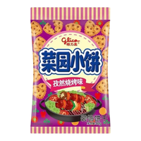 glico 格力高 菜园小饼 装饰饼干 孜然烧烤味 80g