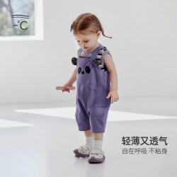 巴厘小猪 宝宝背带裤套装