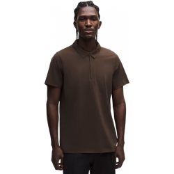 lululemon 男士 Luxtreme 前拉链 Polo衫 胡桃棕 L