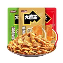 盐津铺子 大魔王180g20包魔芋香菜香辣经典六必居酱味零食小吃休闲