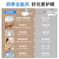 三思 42寸 36w 全光谱护眼风扇灯 包安装