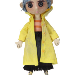 NECA 柯洛琳25cm娃娃 电影同款 可动线框 黄色雨衣