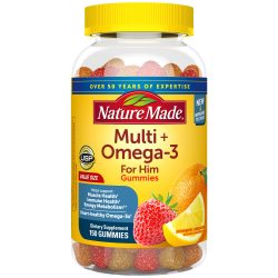 Nature Made 男士复合维生素Omega-3软糖 每天两粒 150粒