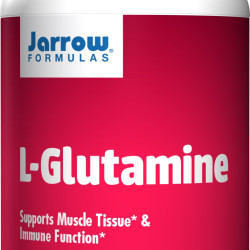 Jarrow Formulas 谷氨酰胺营养补充剂 增强免疫 120粒胶囊每瓶 无味 不含麸质 1件装 适合成人