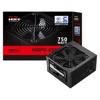 长城 HOPE-8500DS 750W ATX3.1铜牌能效电脑电源