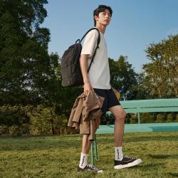 FILA 男装运动休闲工装裤男士时尚简约日常百搭中弹舒适梭织五分裤