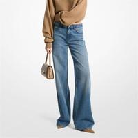 MICHAEL KORS 女式春夏日常休闲百搭牛仔阔腿裤