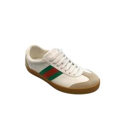 GUCCI G74 Web 男款圆头系带时尚简约板鞋
