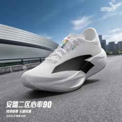 安踏 轻质跑步鞋男鞋氮科技长跑竞速中考体测运动鞋子