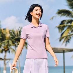安踏 正肩POLO衫丨商务休闲POLO领女子夏季透气休闲通勤T恤