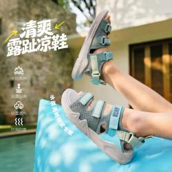 安踏 儿童凉鞋男童沙滩鞋夏季中大童轻便耐磨涉水运动凉鞋露趾安踏童鞋