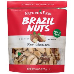 Nature's Eats 巴西坚果 鲍鱼果仁 休闲零食天然原味整颗 227克装