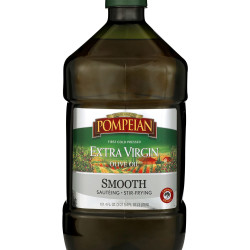 Pompeian 顺滑特级初榨橄榄油 食用油 烹饪炒菜 天然无麸质 非转基因 3升