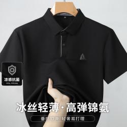 杉杉 轻薄凉爽无痕简约男式短袖Polo衫