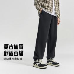 安踏 夏季轻薄运动复古通勤长裤男款裤子透气宽松休闲百搭运动裤卫裤男