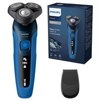 Philips 飞利浦 5000 系列电动干湿两用剃须刀 S5466/18,强力温和剃须,ComfortTech 刀片,灵活的 360° 剃须刀头