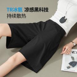 ESE-Y 职业西装短裤26夏薄款新阔腿四分裤子女