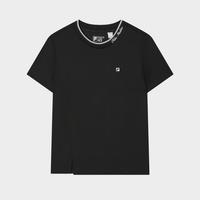 FILA 女装女式T恤女士时尚休闲简约基础百搭圆领针织短袖衫
