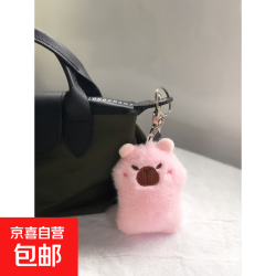 公仔玩偶钥匙扣卡皮巴拉小挂件吊坠书包毛绒玩具礼品 卡皮巴拉 8~10cm左右