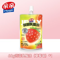 亲亲 乳酸吸吸果冻60g果冻0脂肪零食蒟蒻多口味大份量