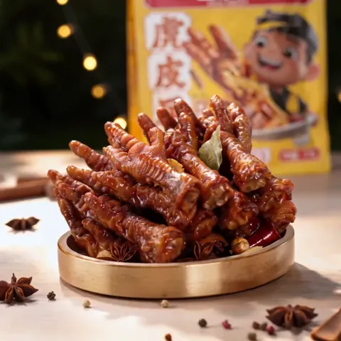 折9.6元/包:王小卤 虎皮凤爪 卤香味210*4袋